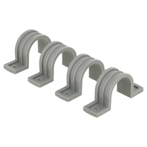 PPC Zadel met Klikbevestiging 32mm Grijs