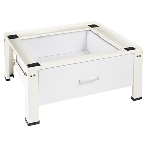 Sanivesk Wasmachine / Droger Verhoger met Houten Lade