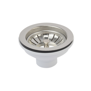 Sanivesk Korfafvoerplug Inclusief RVS Zeefstop (Aansluiting Afvoergat x Aansluitmaat) 90mm x 6/4