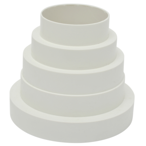 Sanivesk Verloopstuk PVC Ø80-150mm Wit