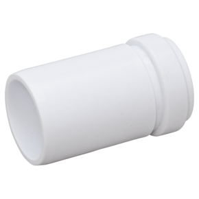 PPC Verloop (Buis x Mof) 40X32mm Wit