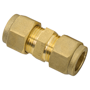 Sanivesk Knelkoppeling Messing Sok 10x10mm